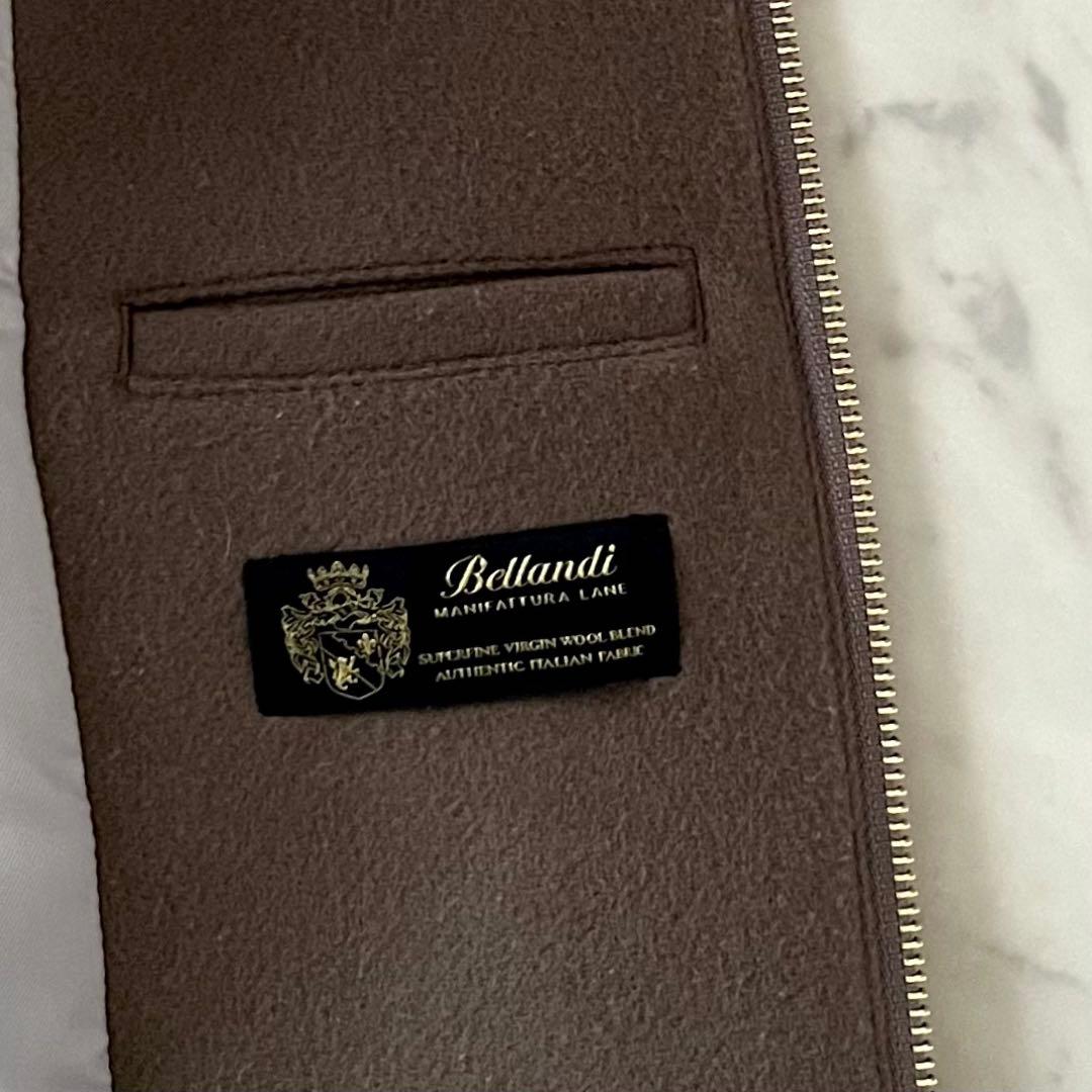 定価3,7万＊シップス Bellandi SUPER130コクーンショートコート