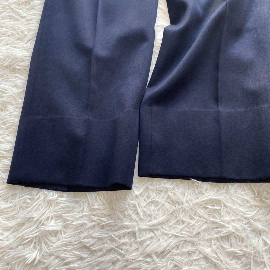 イヴサンローラン　ダブル　セットアップ　スーツ　ネイビー　ジャケット　パンツ