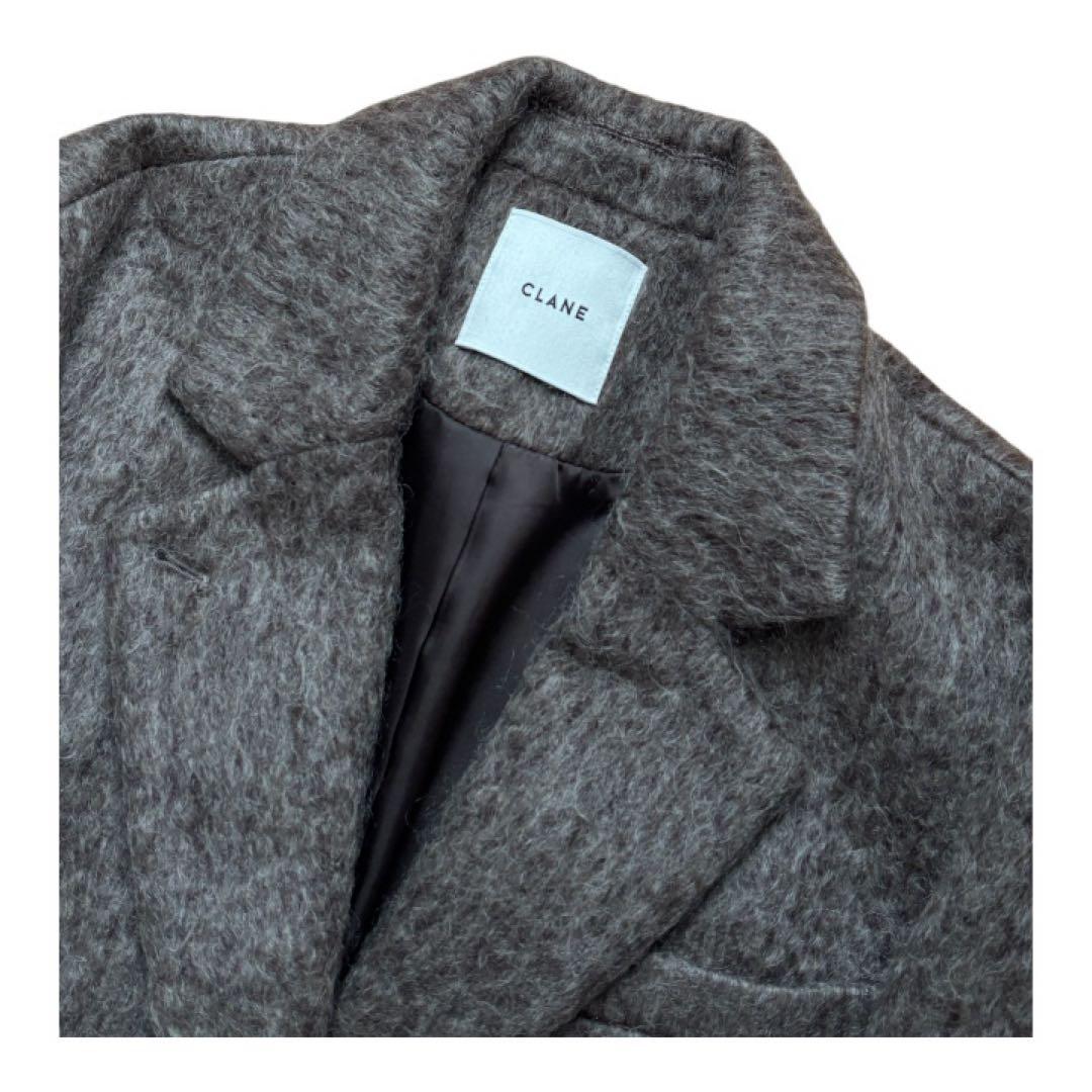 CLANE 美品 MIX SHAGGY OVER TAILORED JACKET