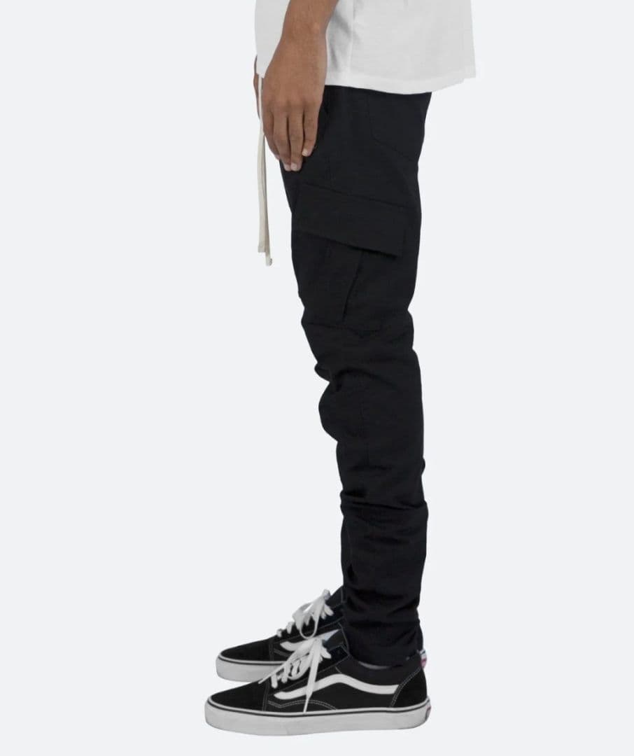 パンツ mnml ZIP CARGO DRAWCORD PANTS / BLACK3