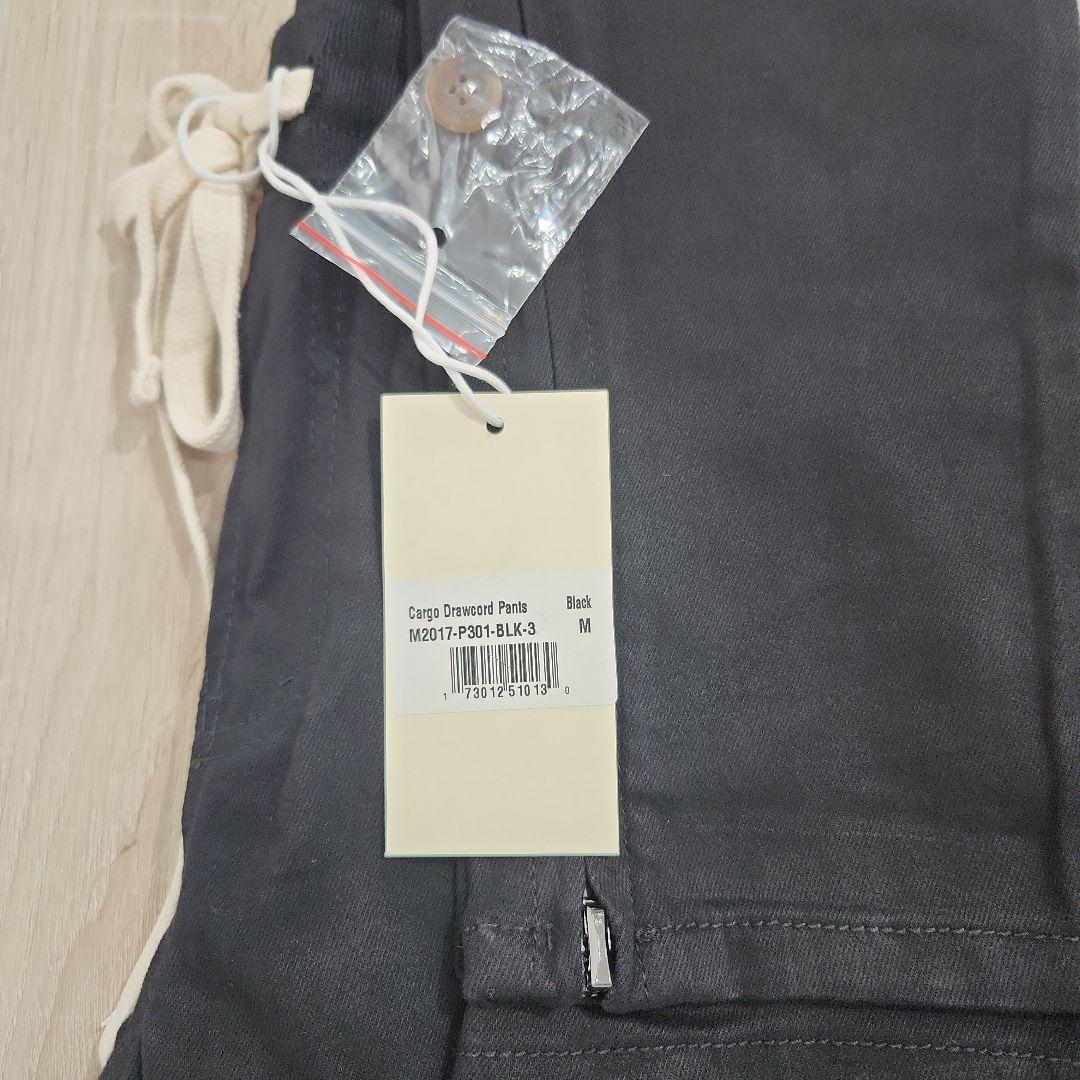 パンツ mnml ZIP CARGO DRAWCORD PANTS / BLACK3