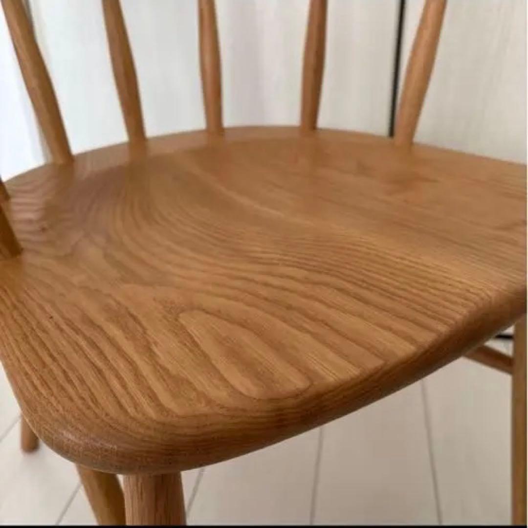 &*.様 ホタカ ダイニングチェアハーフアーム 板座 国産 オーク