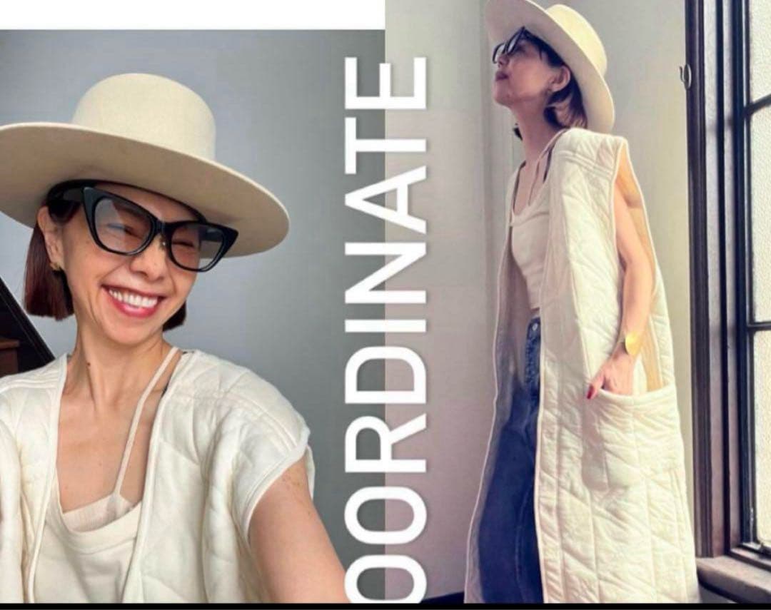 アーキ キルティング ジレ