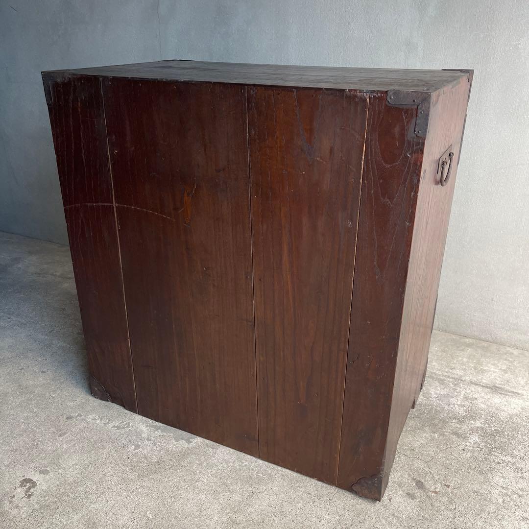 小箪笥 和製アンティーク 箪笥 時代箪笥 小物収納 引き出し 帳場箪笥　骨董