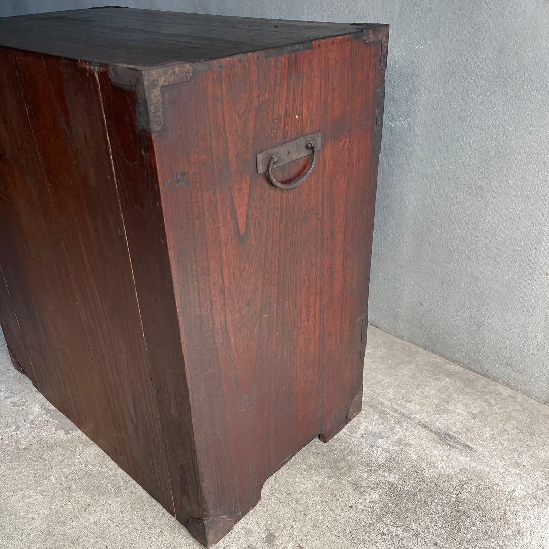 小箪笥 和製アンティーク 箪笥 時代箪笥 小物収納 引き出し 帳場箪笥　骨董