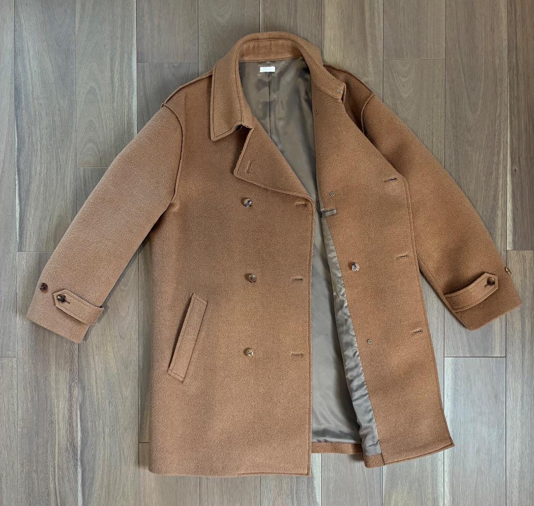 SEEALL ベビーキャメル オーバーサイズPコート