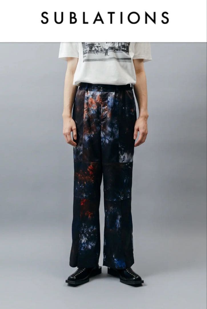 【sublations】GRAPHIC PRINTPANEL EASYPANTS