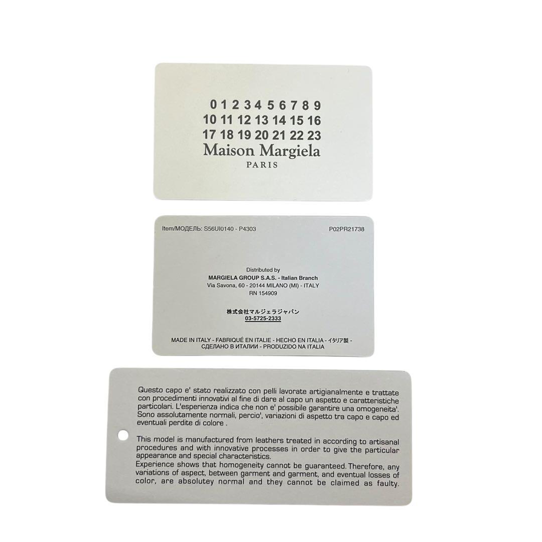 希少✨メゾンマルジェラ 二つ折り財布 バイフォールド 4ステッチ ブラック