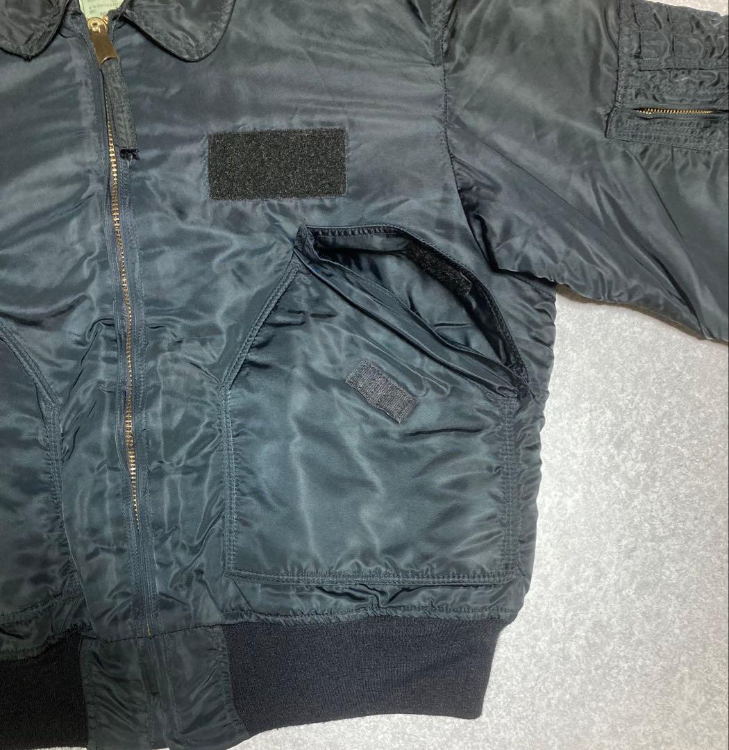 a*u様 90s USA製ALPHA CWU-45/P 黒 L フライトジャケッ