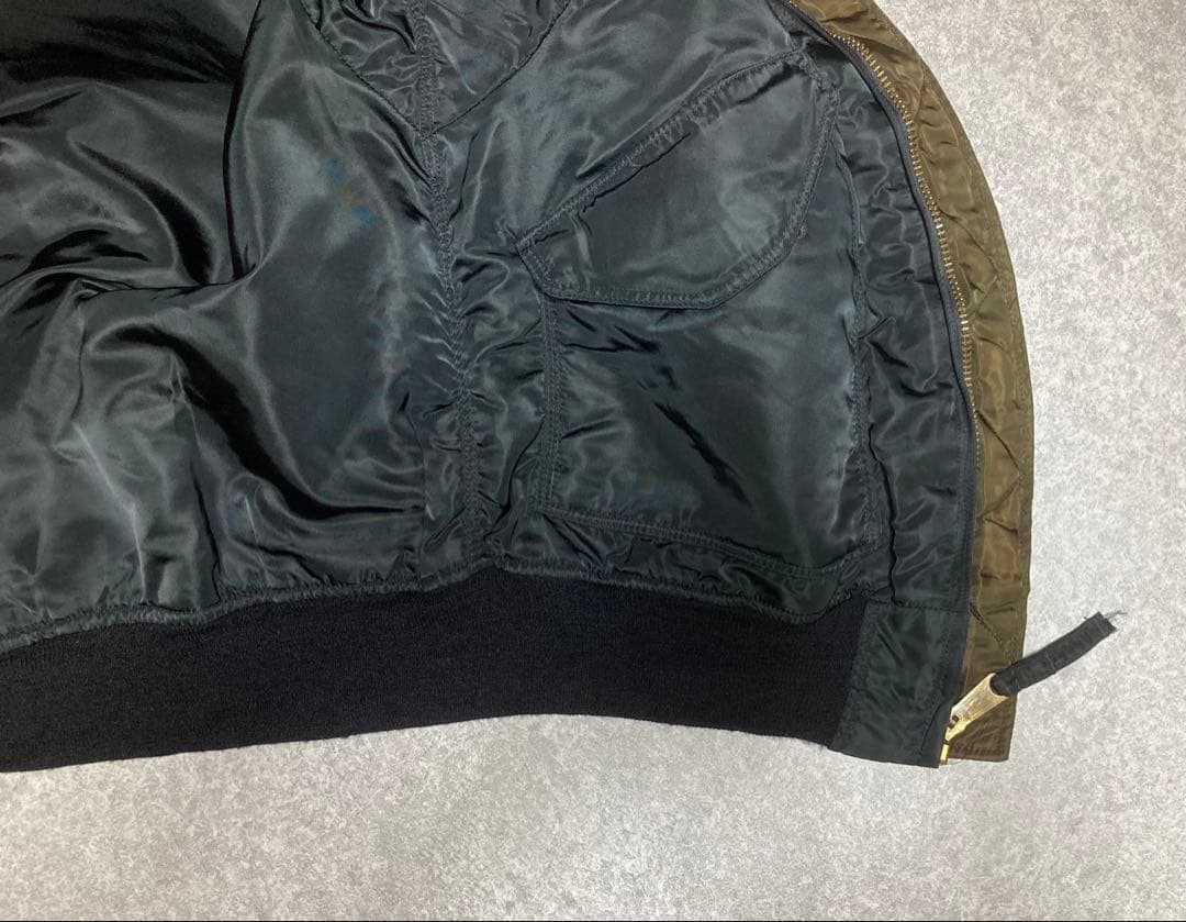 a*u様 90s USA製ALPHA CWU-45/P 黒 L フライトジャケッ