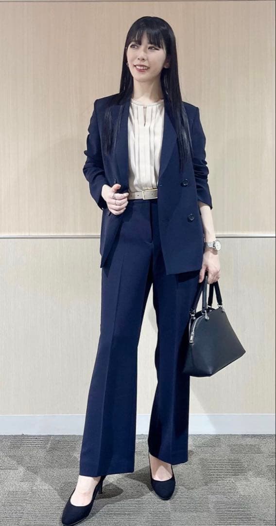 り*あ様 今期モデル　PLST トリアセブレンド ダブルジャケット L