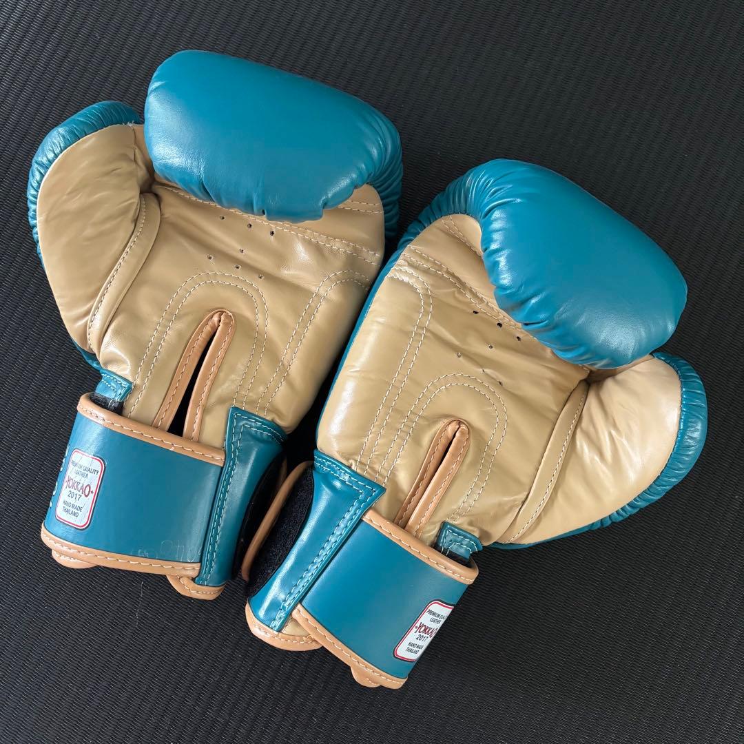 YOKKAO ボクシンググローブ Vintage Blue 10Oz