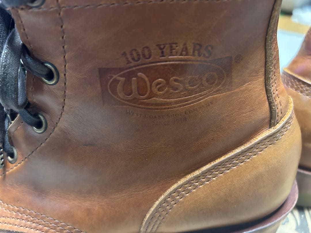 Wesco 100周年ウエスコ 8106 81/2 ブリティッシュタン