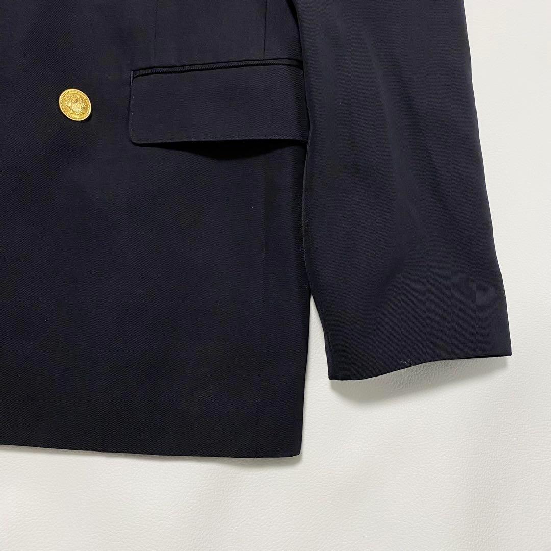 近年モデル✨　MACPHEE ウールギャバジン ダブルブレストジャケット　紺ブレ