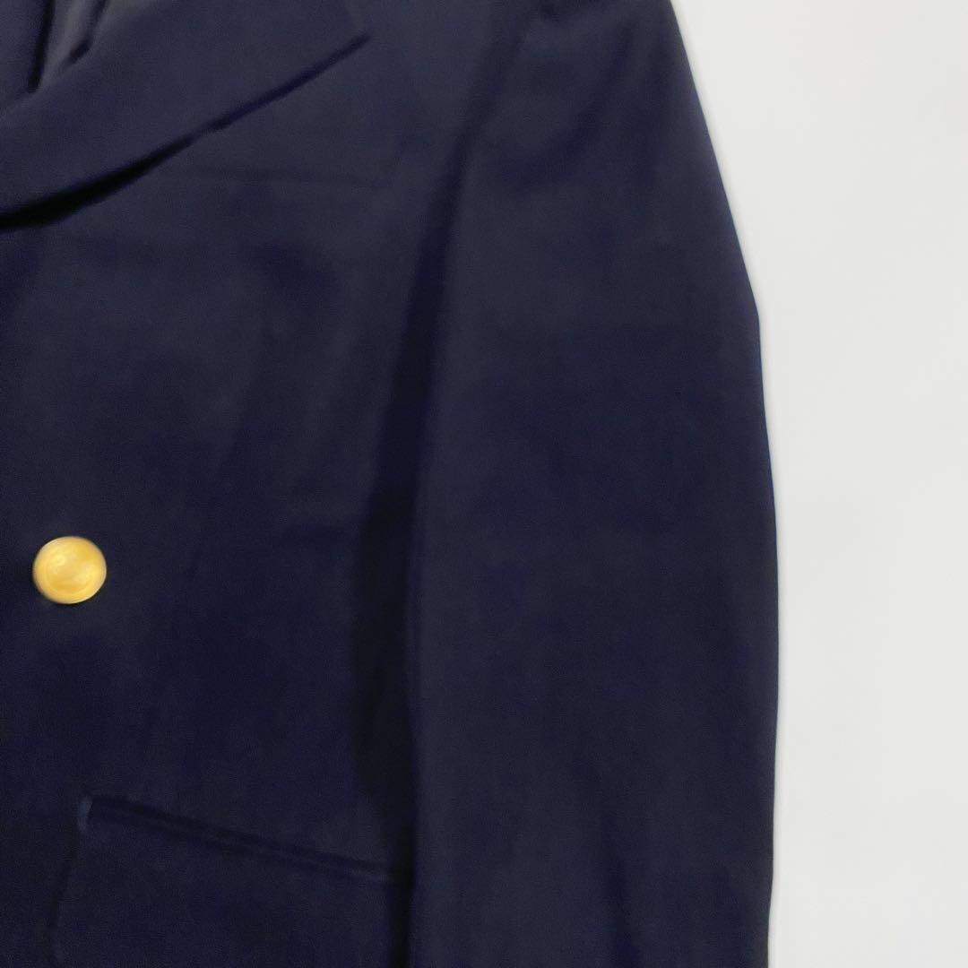 近年モデル✨　MACPHEE ウールギャバジン ダブルブレストジャケット　紺ブレ