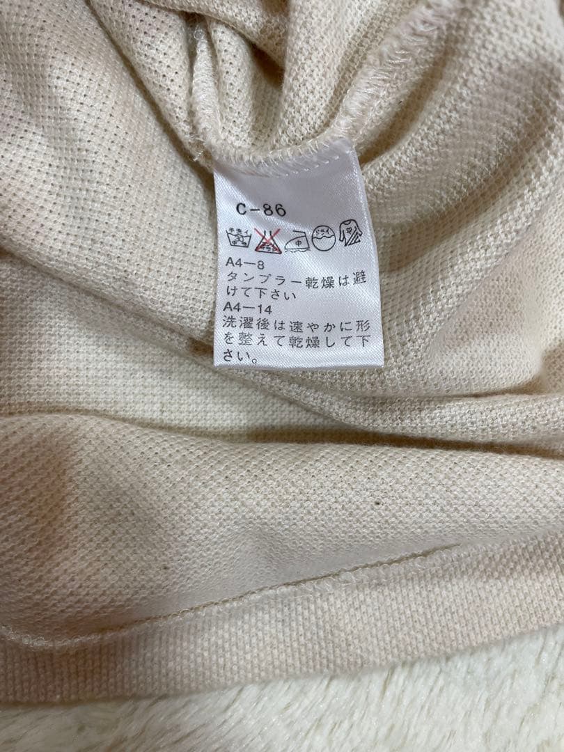 雰囲気◎ Polo by Ralph Lauren M ベージュ 長袖ポロシャツ