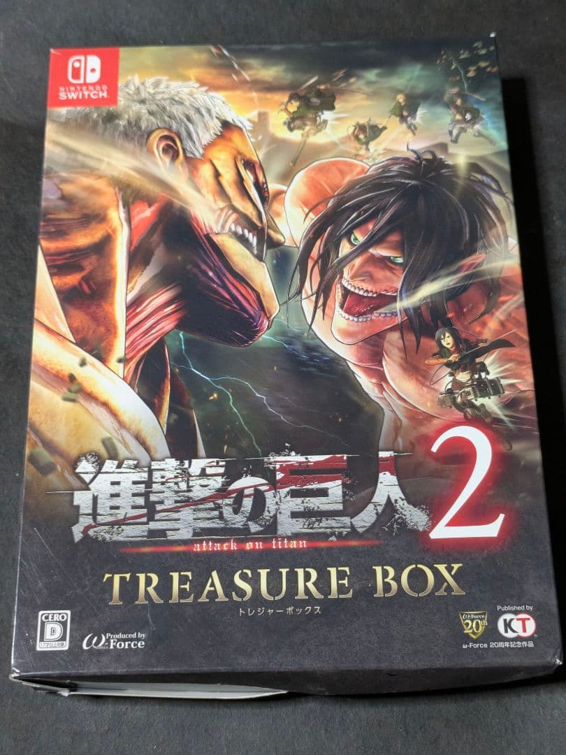 switch 進撃の巨人2 TREASURE BOX 限定版