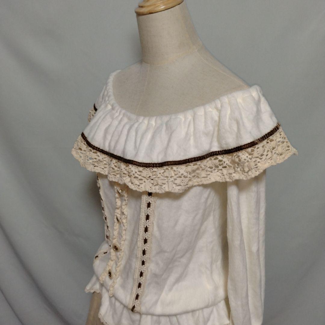 当時物 リズリサ オフショル ふわふわ 平成ギャル y2k 姫ギャル コケット