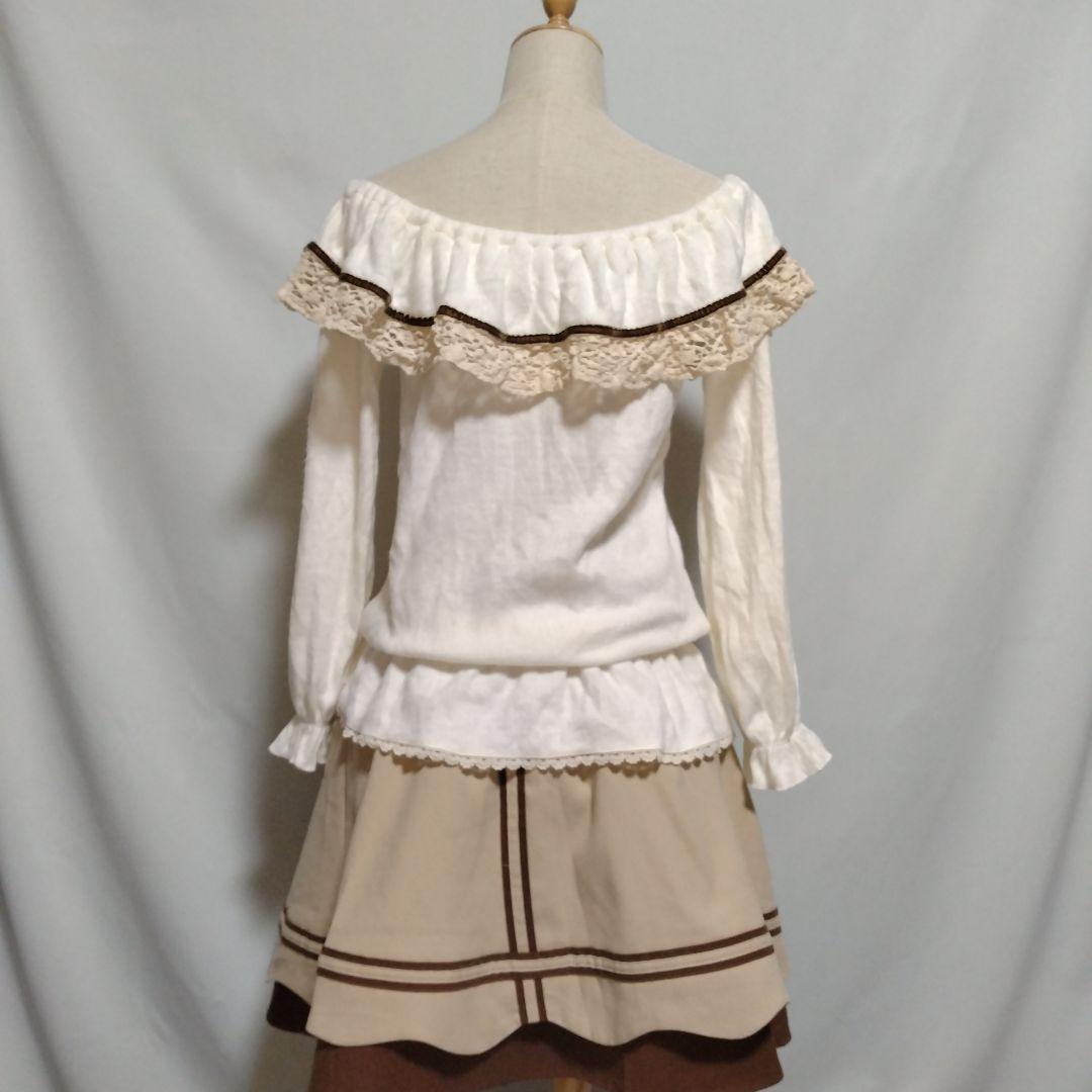 当時物 リズリサ オフショル ふわふわ 平成ギャル y2k 姫ギャル コケット