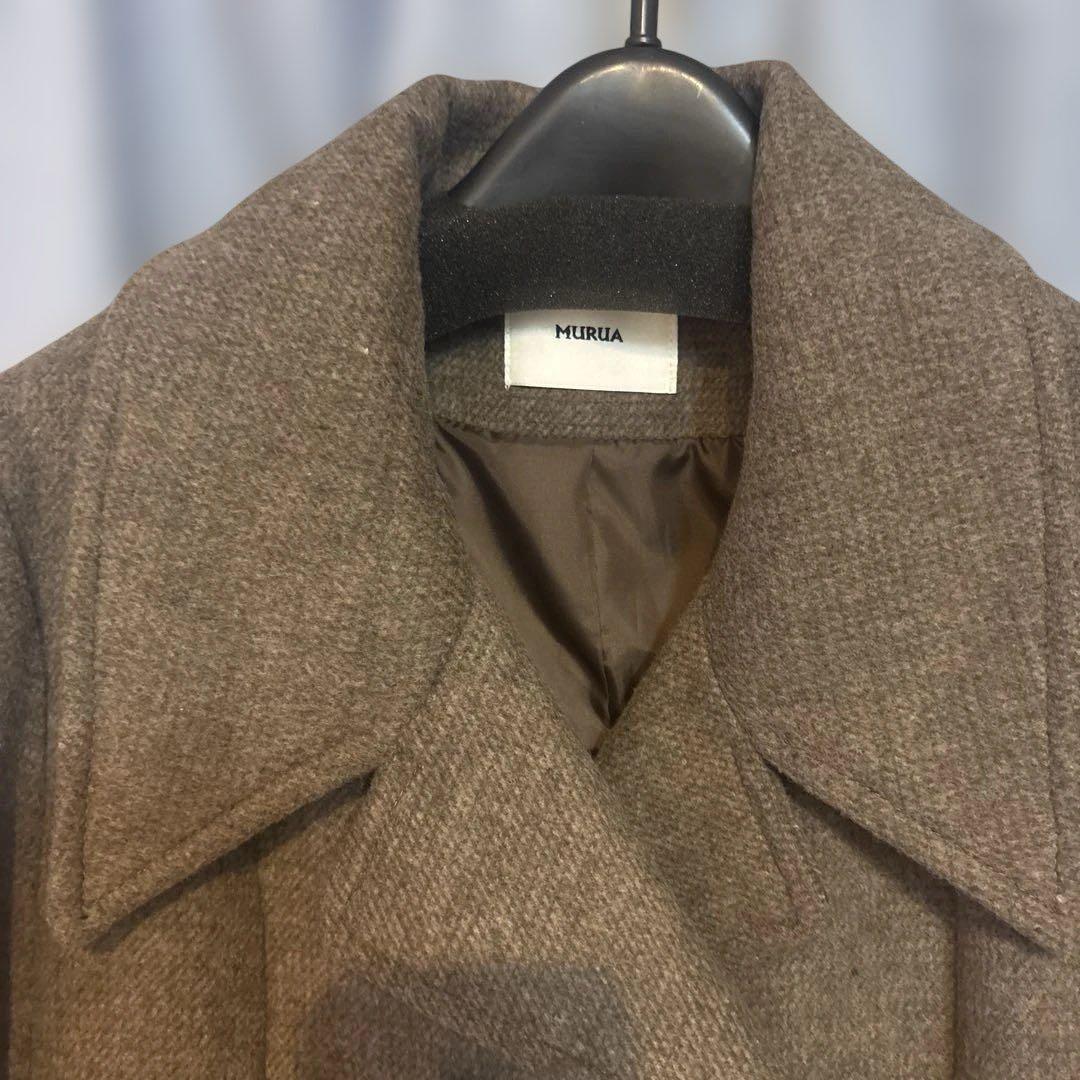 【美品】MURUA ブラウン チェスターコート　アウター