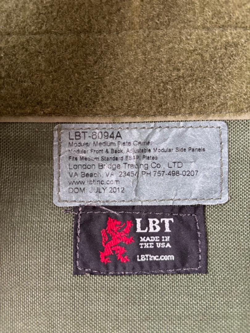 LBT-6094A プレートキャリア OD