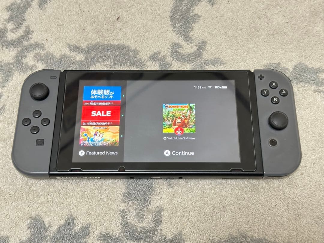 Nintendo Switch グレー Joy-Con付き