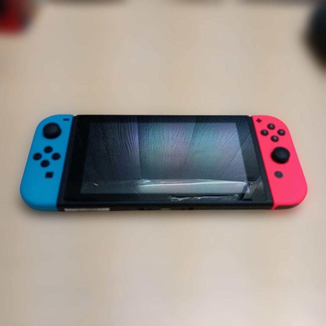 m011403fk Nintendo Switch 本体 赤/青 リングコン付き