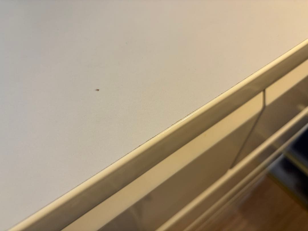 幅80 ハイチェスト　ホワイト　6段