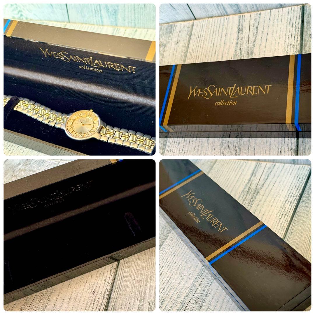 【希少】Yves Saint Laurent サンローラン腕時計 SS YSロゴ