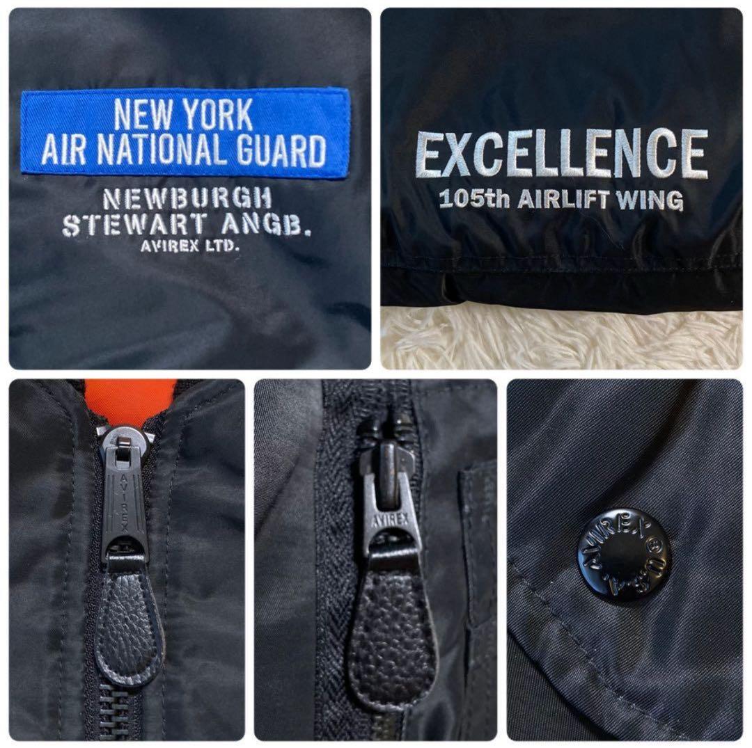 美品 AVIREX MA-1 ピンナップガールプリントフライトジャケット