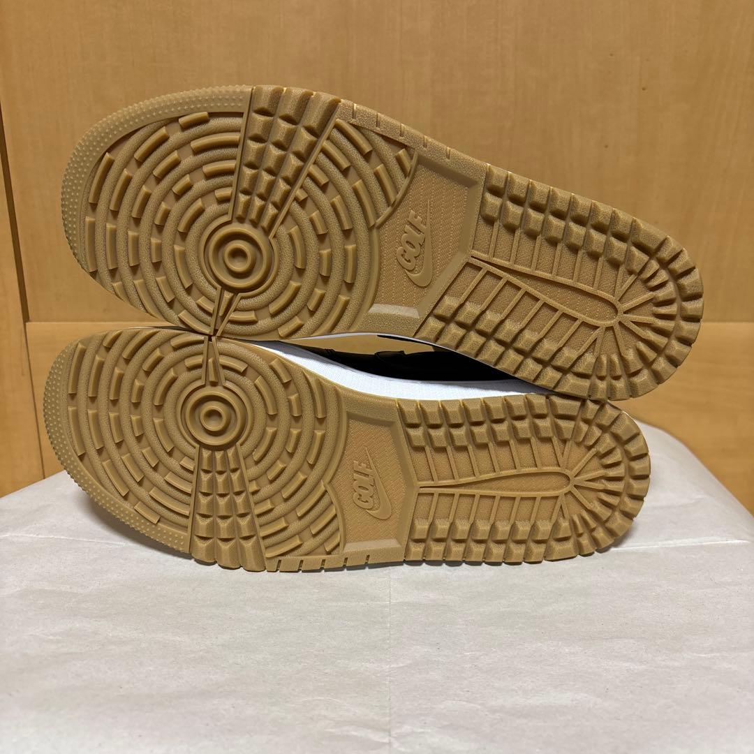 NIKE ナイキ エアジョーダン1 ロー ゴルフ ブラックガム 27.5cm