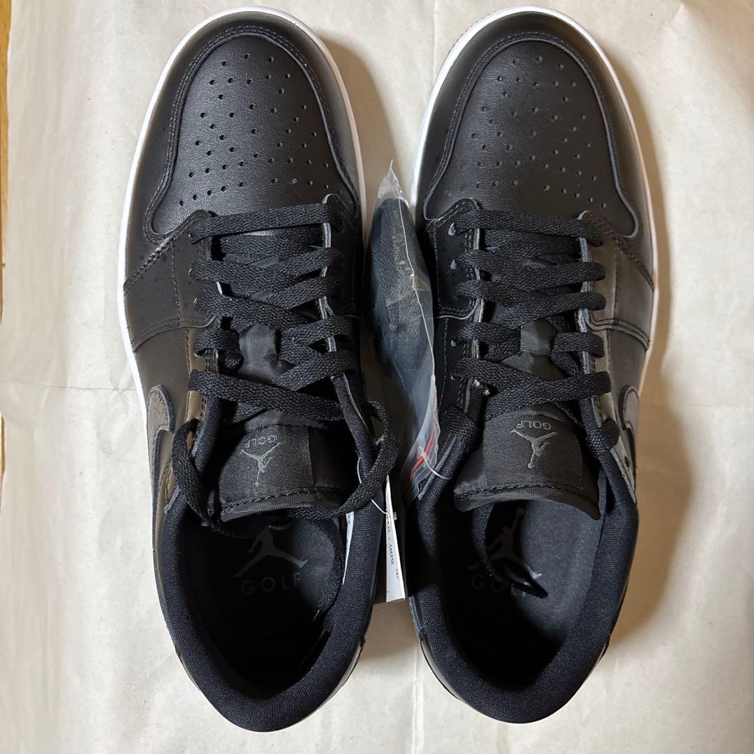 NIKE ナイキ エアジョーダン1 ロー ゴルフ ブラックガム 27.5cm