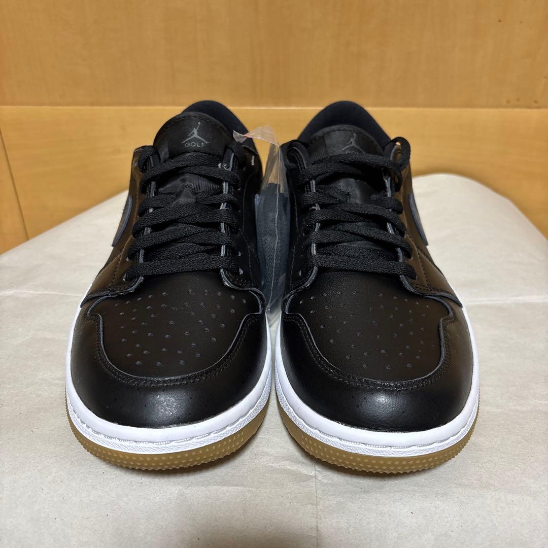 NIKE ナイキ エアジョーダン1 ロー ゴルフ ブラックガム 27.5cm