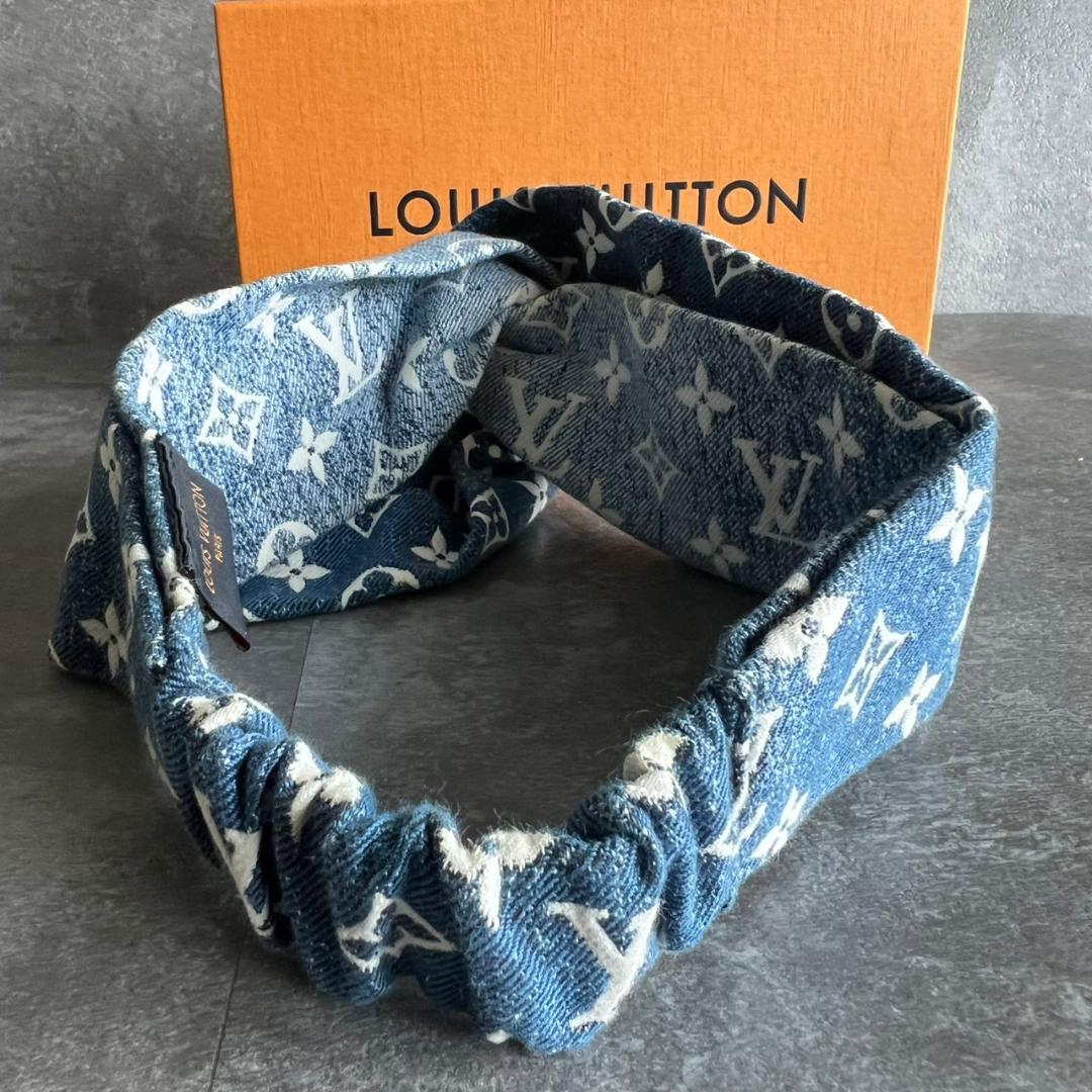 ⭐️LOUIS VUITTON⭐️ルイヴィトン モノグラム デニム ヘアバンド