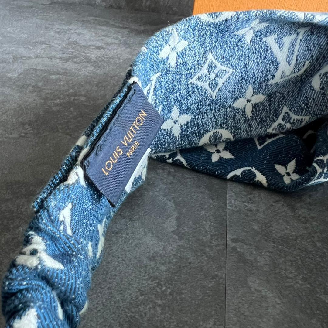 ⭐️LOUIS VUITTON⭐️ルイヴィトン モノグラム デニム ヘアバンド