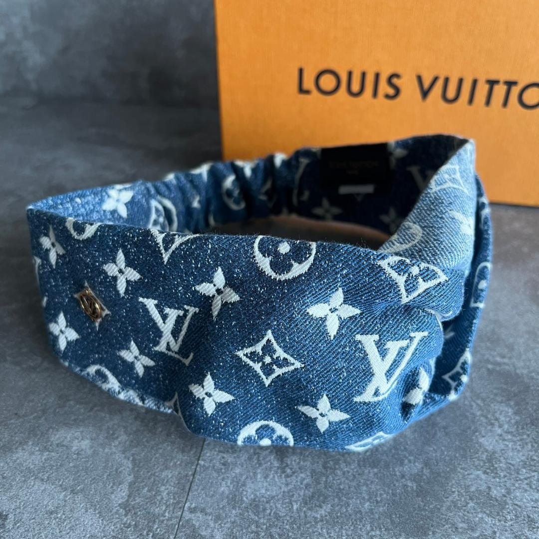 ⭐️LOUIS VUITTON⭐️ルイヴィトン モノグラム デニム ヘアバンド