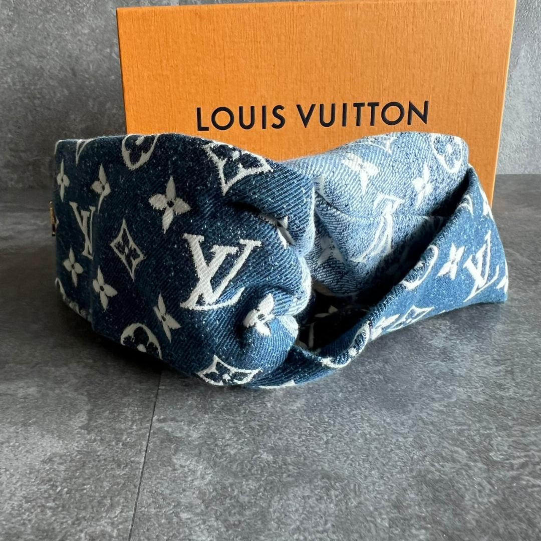 ⭐️LOUIS VUITTON⭐️ルイヴィトン モノグラム デニム ヘアバンド