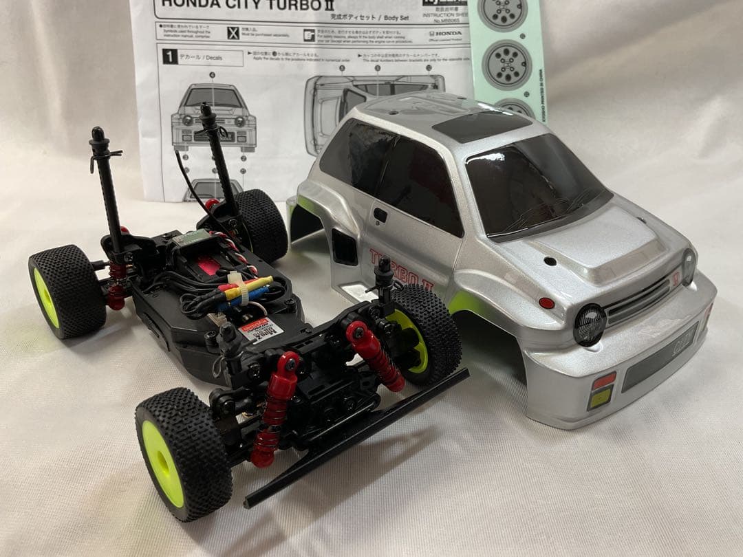 京商 ミニッツ コミックレーサー シティターボⅡ VE2.4G Vr2.0基盤