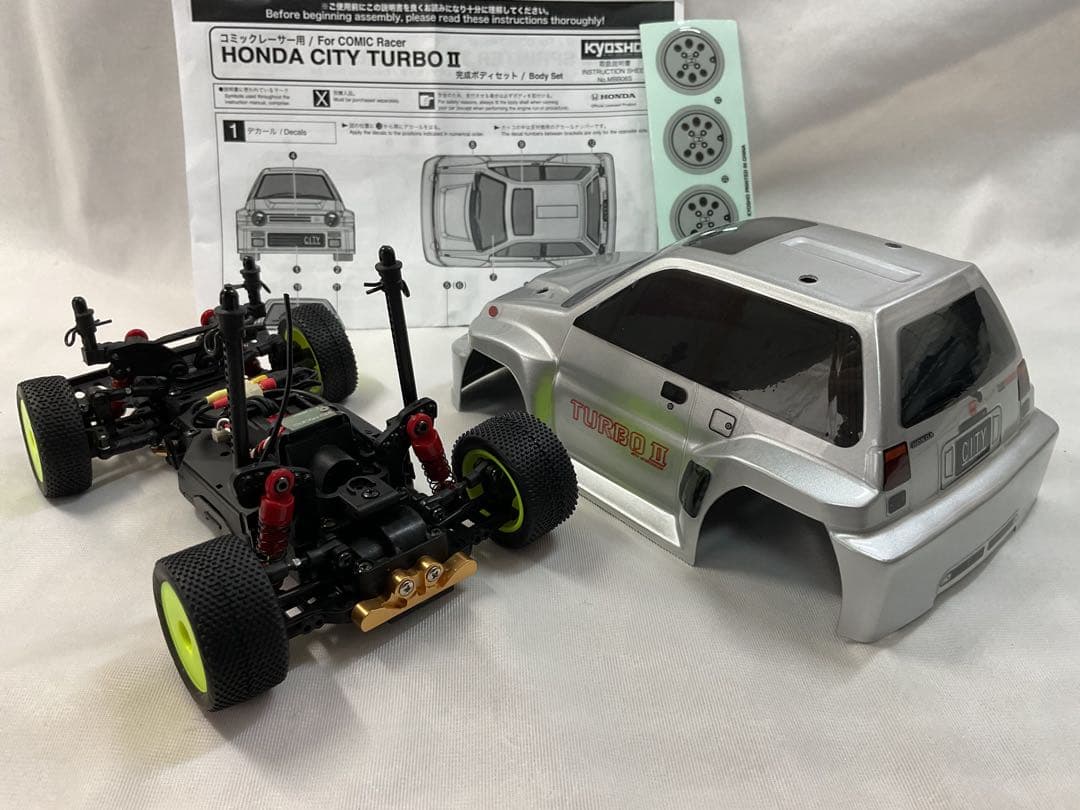 京商 ミニッツ コミックレーサー シティターボⅡ VE2.4G Vr2.0基盤