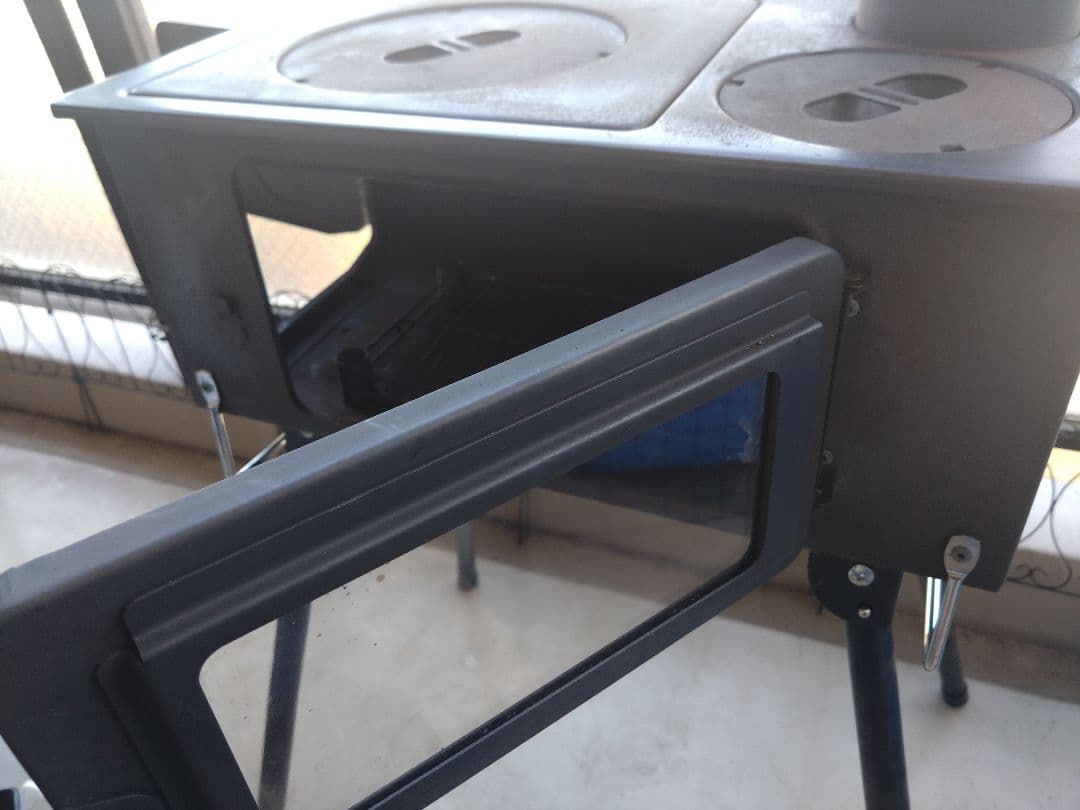 CAPTAIN STAG 薪ストーブ 煙突付き