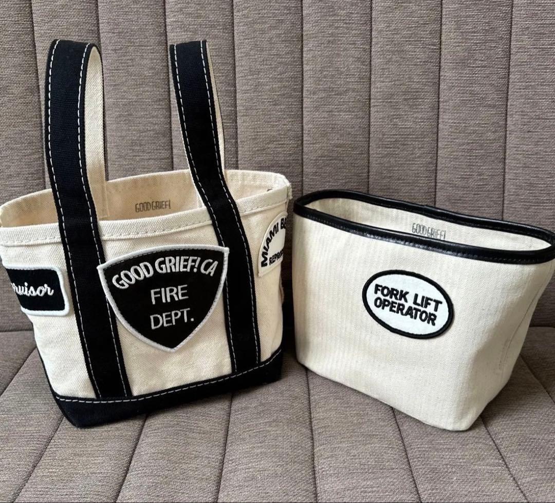 美品！GOOD GRIEF!》PATCH TOTE BAG
