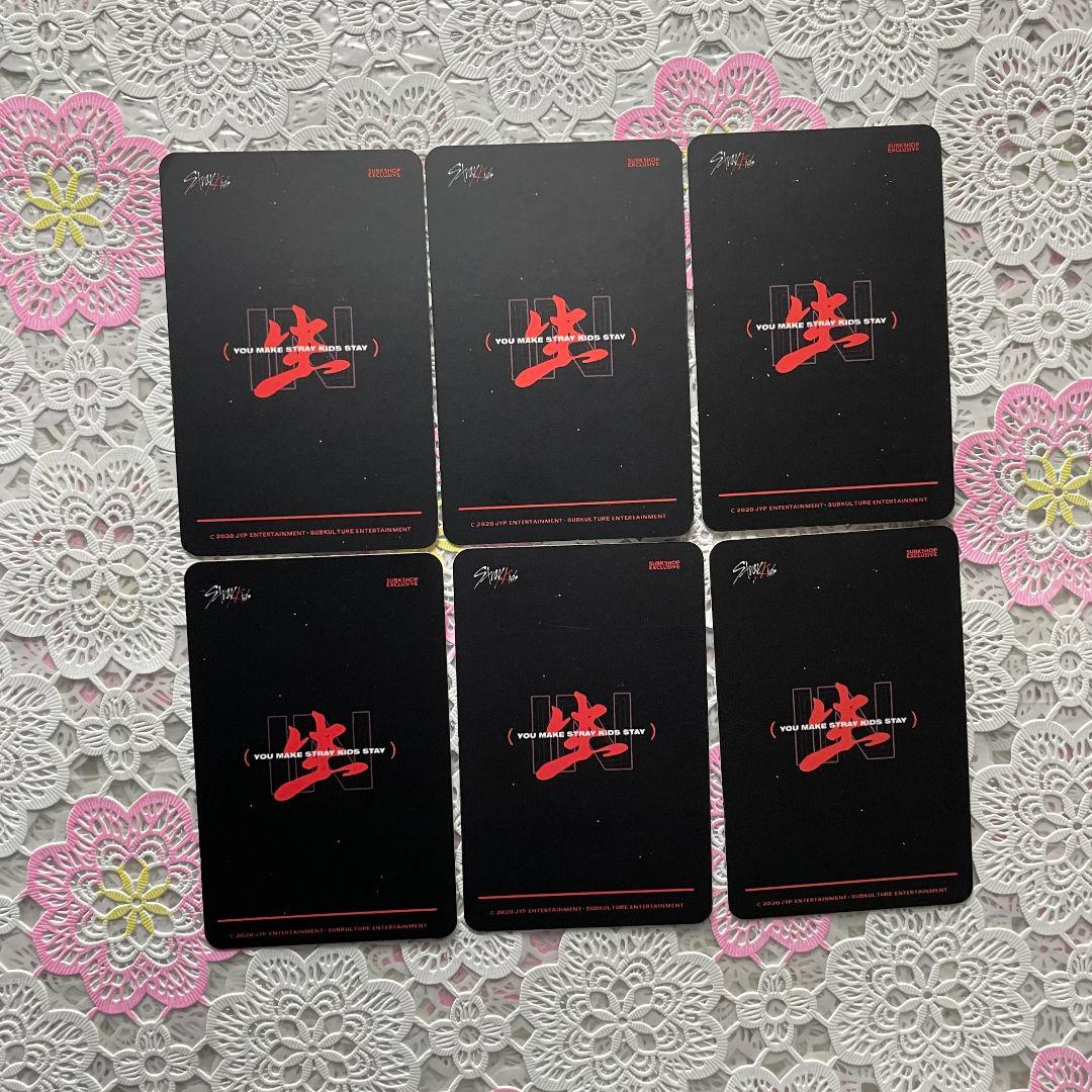 StrayKids スキズ IN生 SUBK shop トレカ 6枚