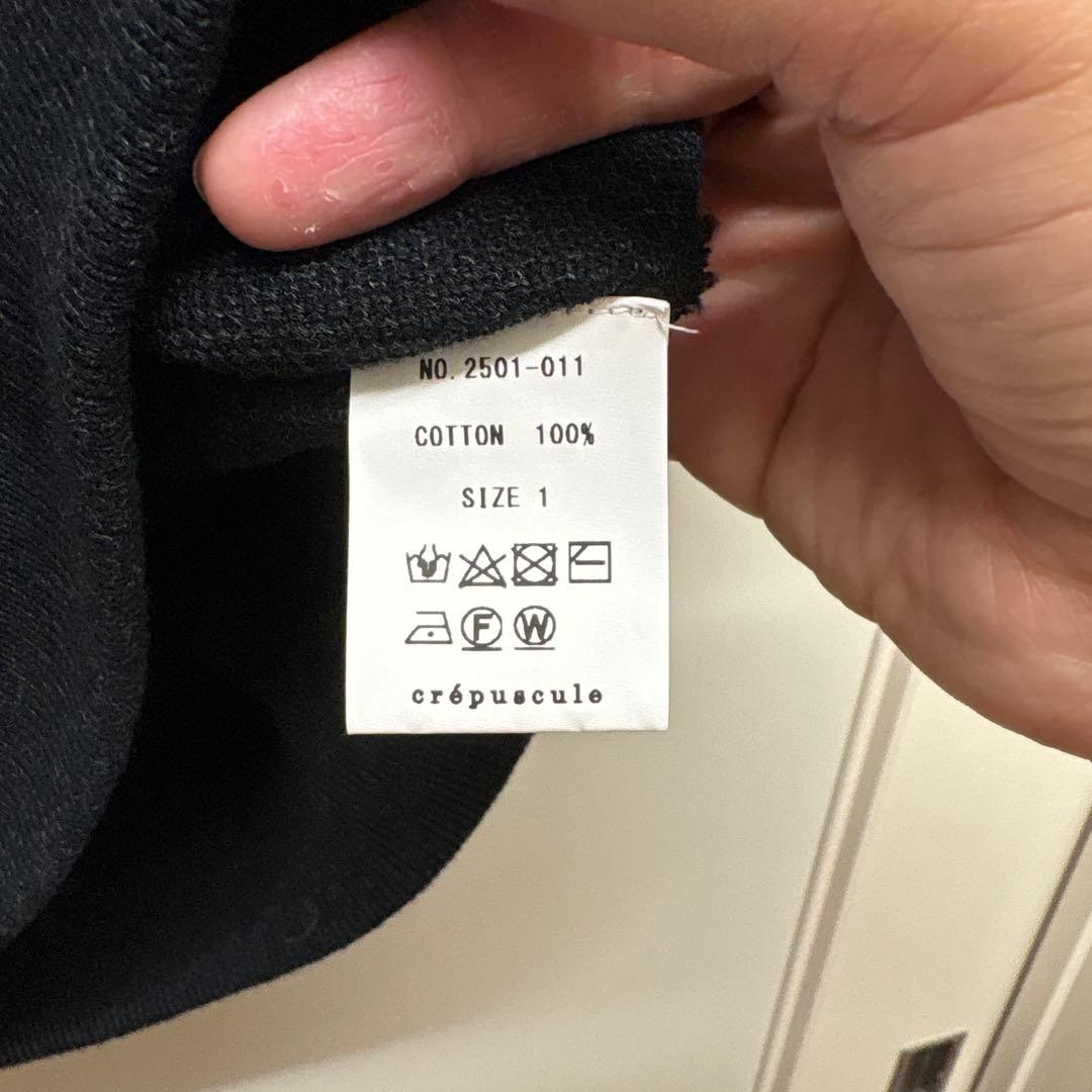 crepuscule Moss Stitch Polo サイズ1 ブラック