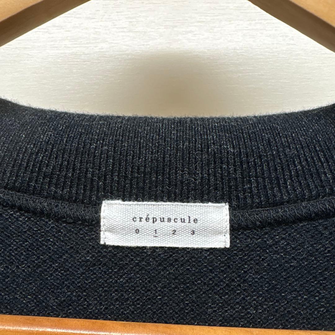 crepuscule Moss Stitch Polo サイズ1 ブラック