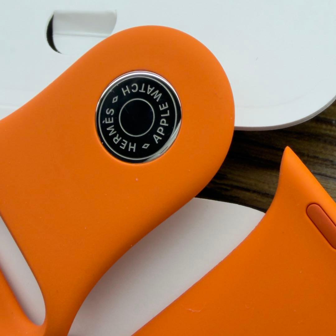 2982 ほぼ未使用　Apple Watch エルメス　オレンジスポーツバンド
