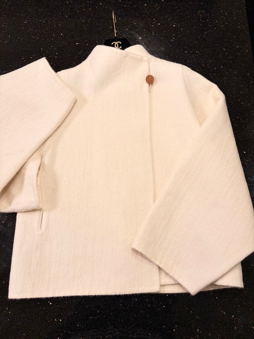 【入手困難・超希少】HERMÈS エルメス　ウール•カシミヤ極上コート仏製 38