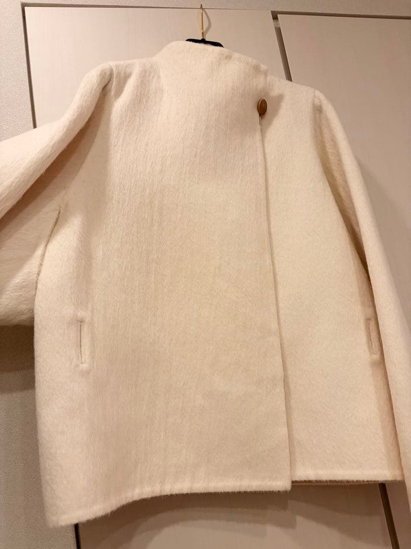 【入手困難・超希少】HERMÈS エルメス　ウール•カシミヤ極上コート仏製 38
