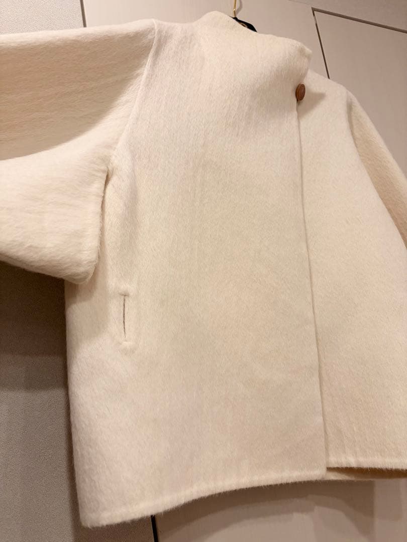 【入手困難・超希少】HERMÈS エルメス　ウール•カシミヤ極上コート仏製 38