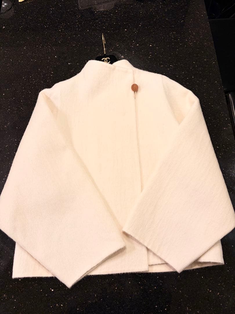 【入手困難・超希少】HERMÈS エルメス　ウール•カシミヤ極上コート仏製 38