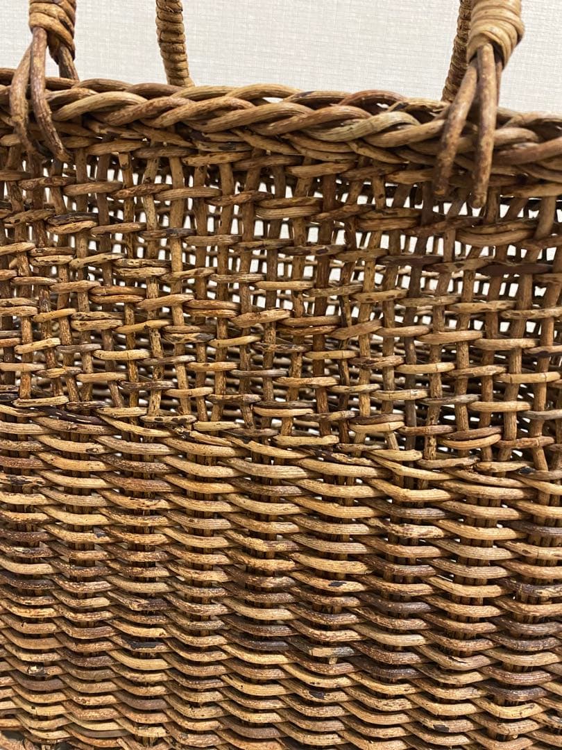 和島常男 あけび かごバッグ カゴバッグ